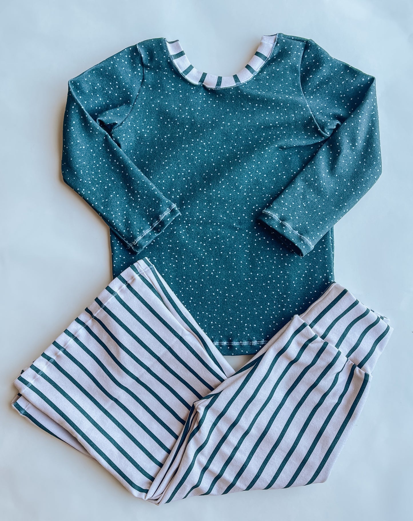 Girl's Christmas Dots Outfit