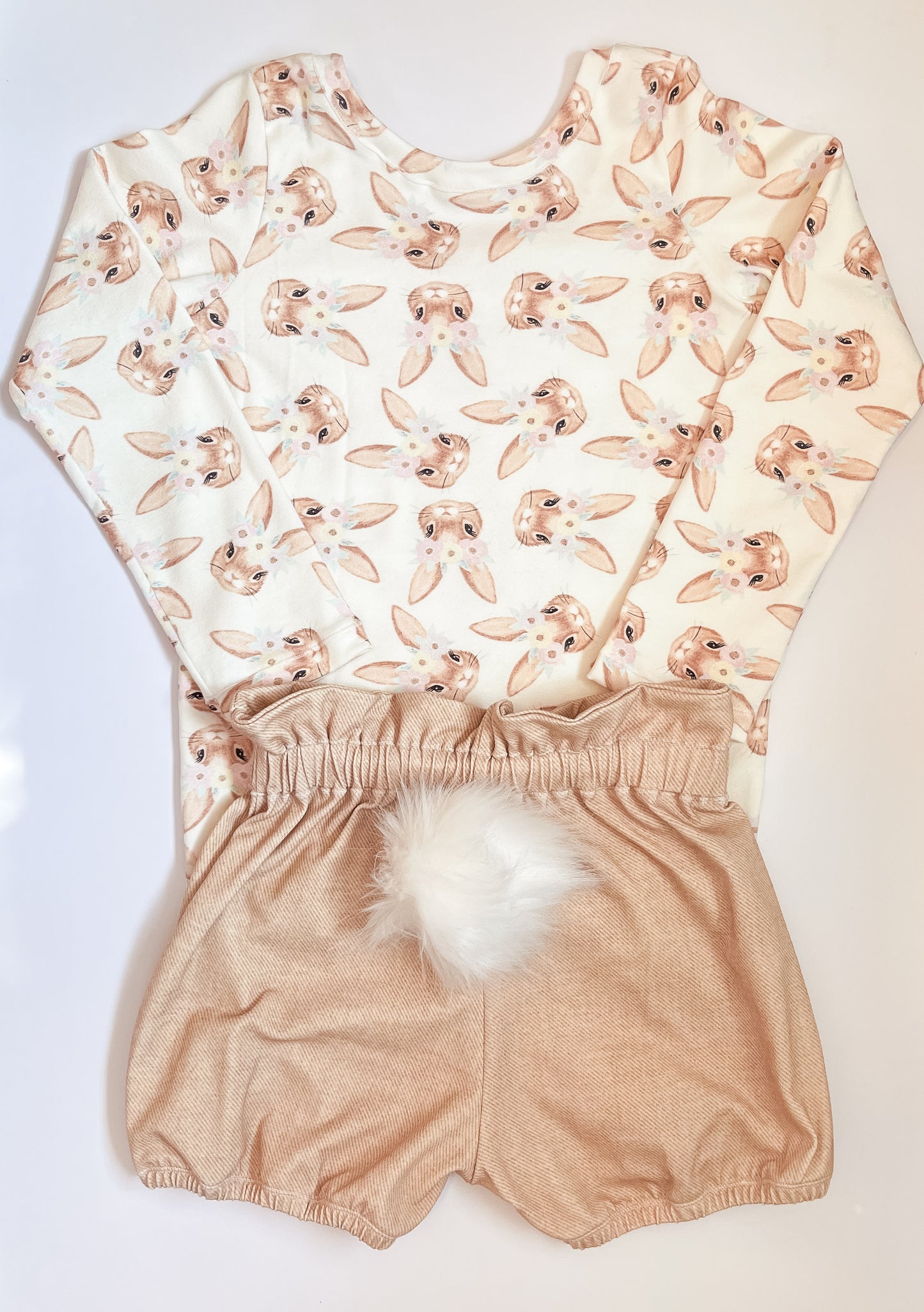 Girl's Easter Bunny Tail Outfit