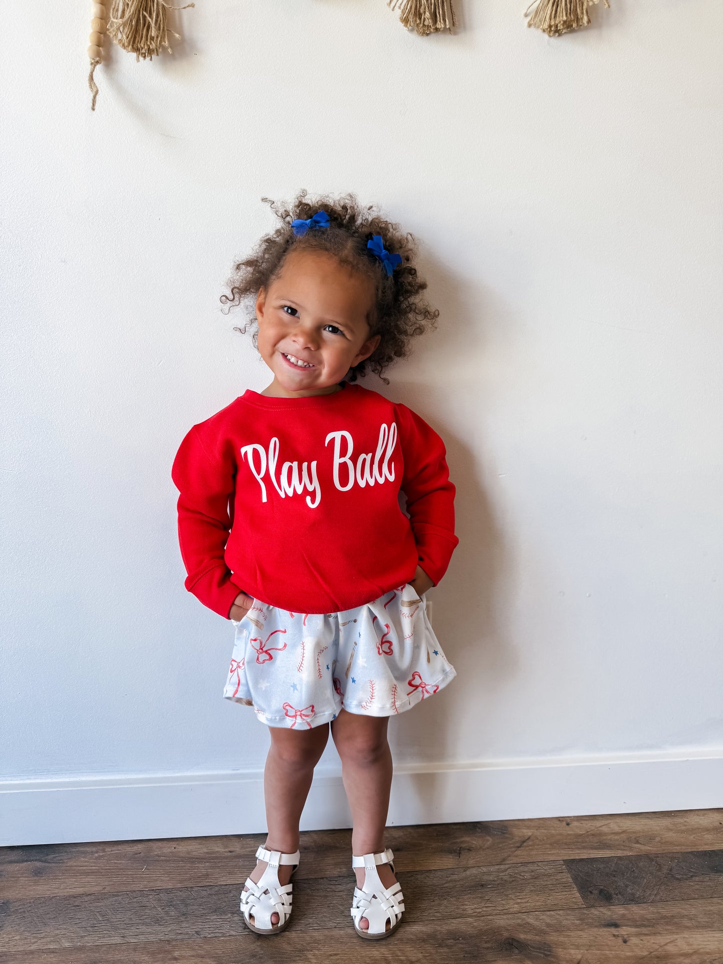 Girly Baseball Romper