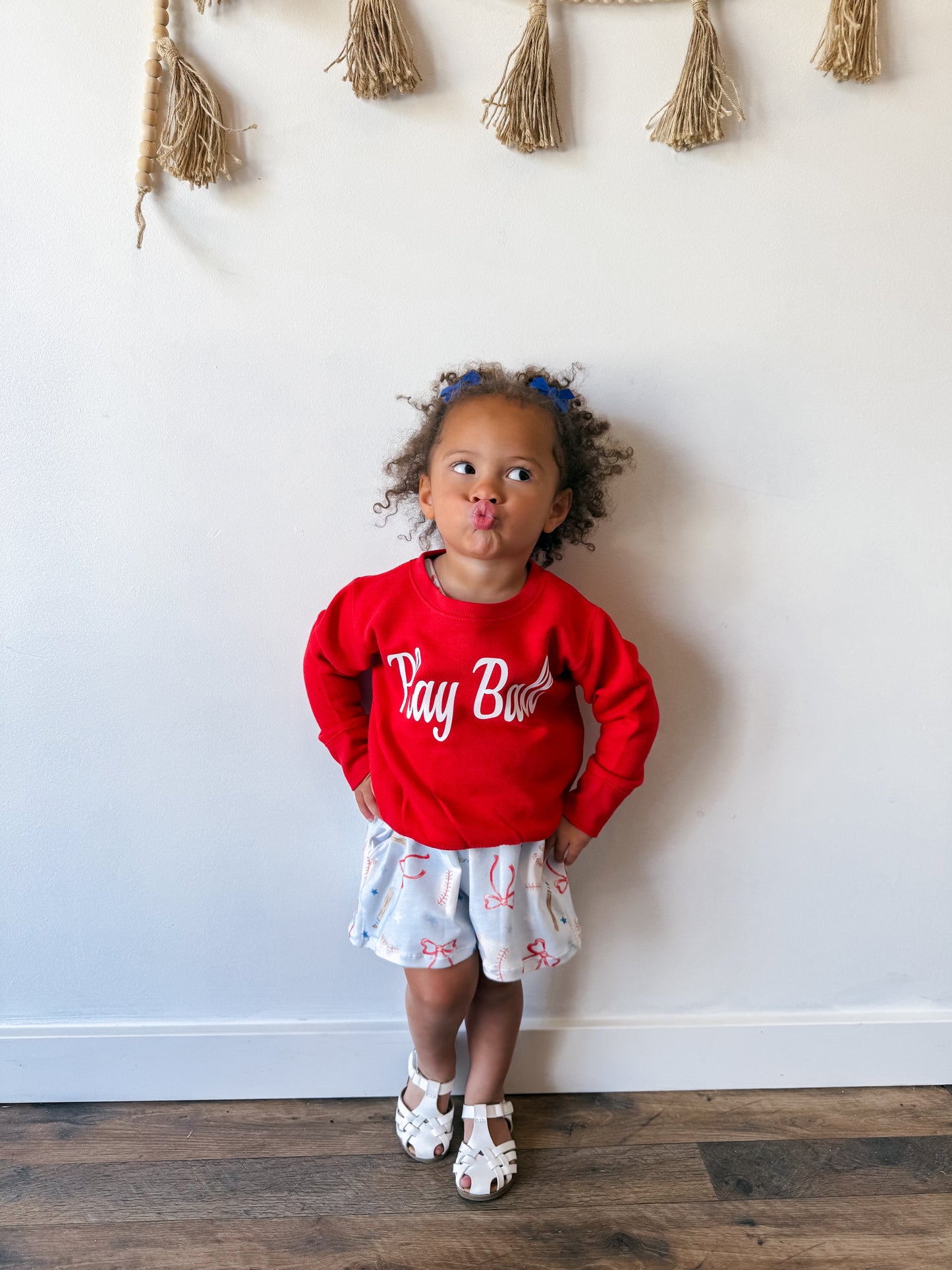 Girly Baseball Romper