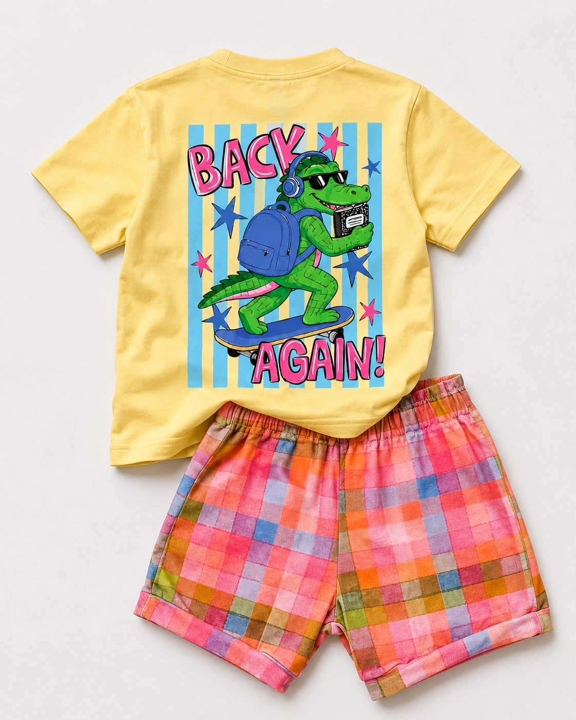 Girl's Guess Who's Back to School Tee