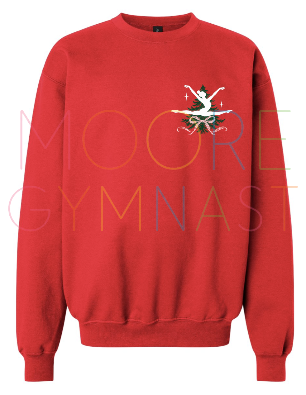 Santa's Favorite Gymnast Christmas Sweater | Gymnastics Christmas Sweater