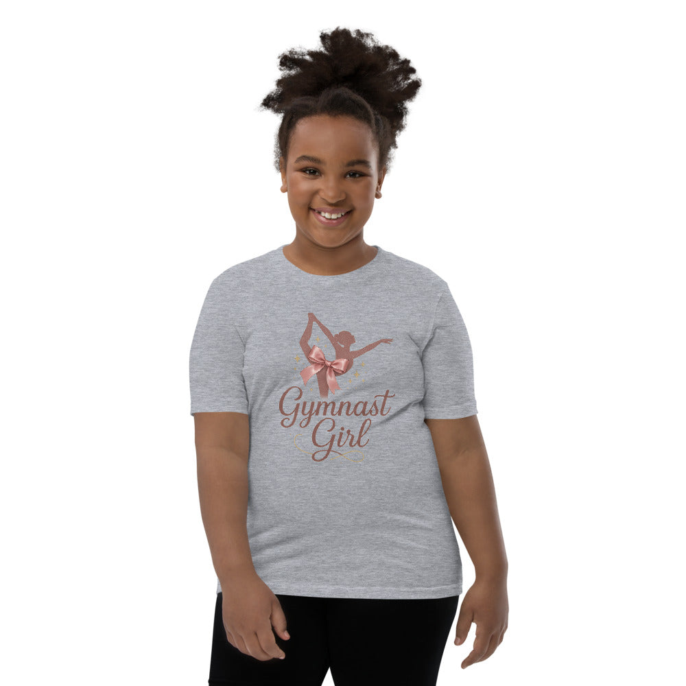 Gymnast Girl coquette shirt in Athletic Heather — Moore Minis