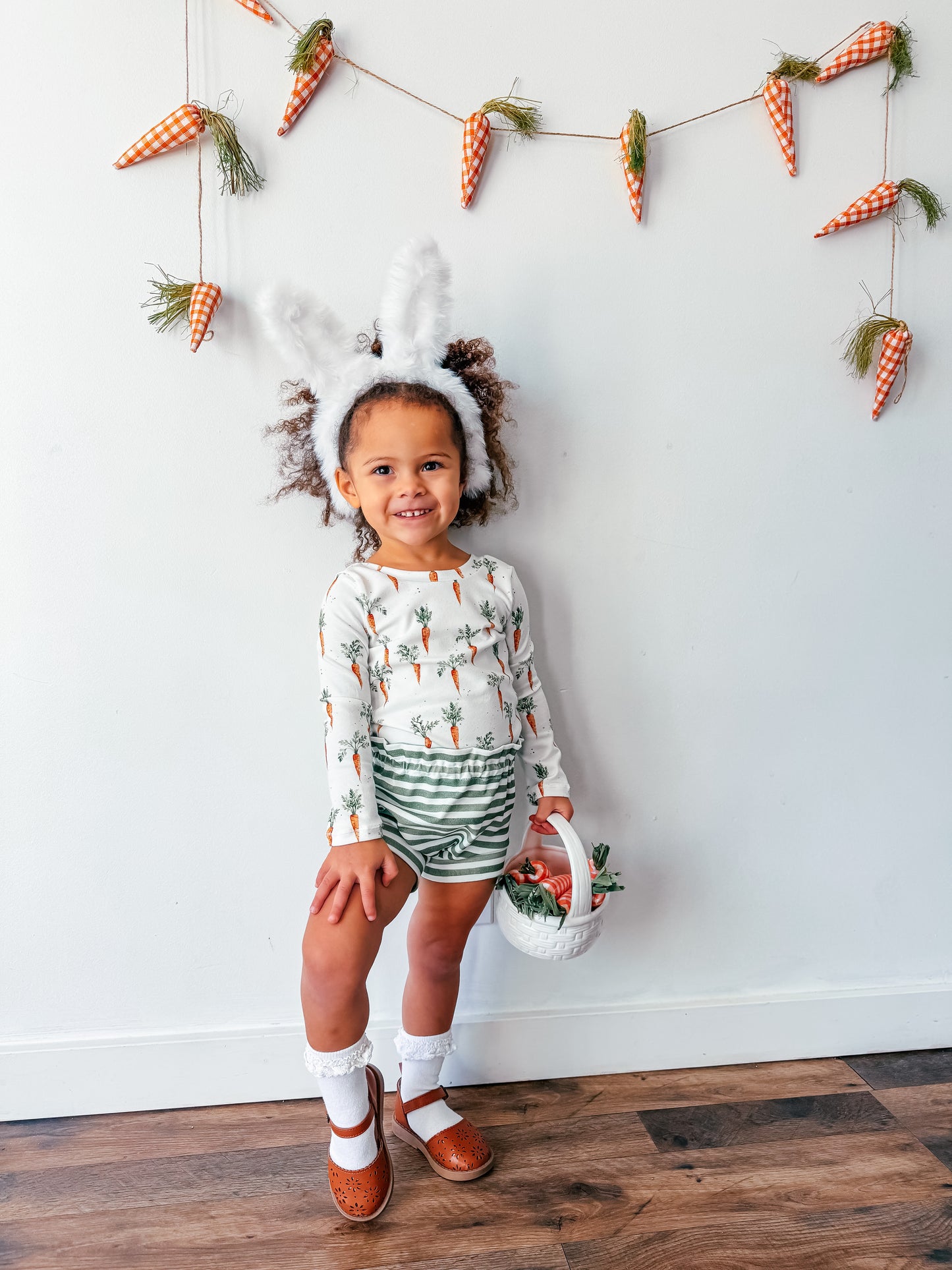 Baby Girl Easter Carrots Outfit