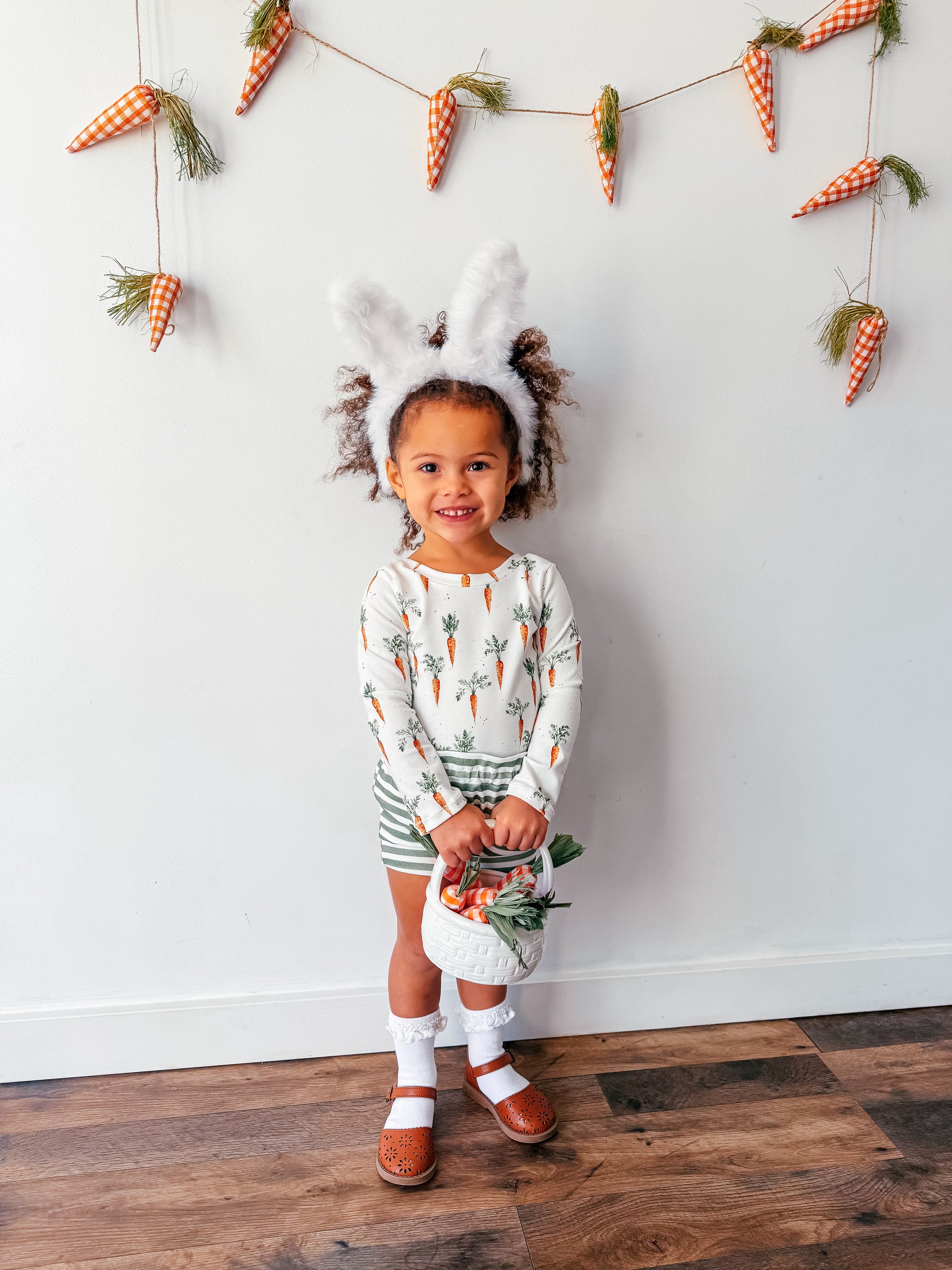Baby Girl Easter Carrots Outfit — baby girl Easter spring outfit from Moore Minis