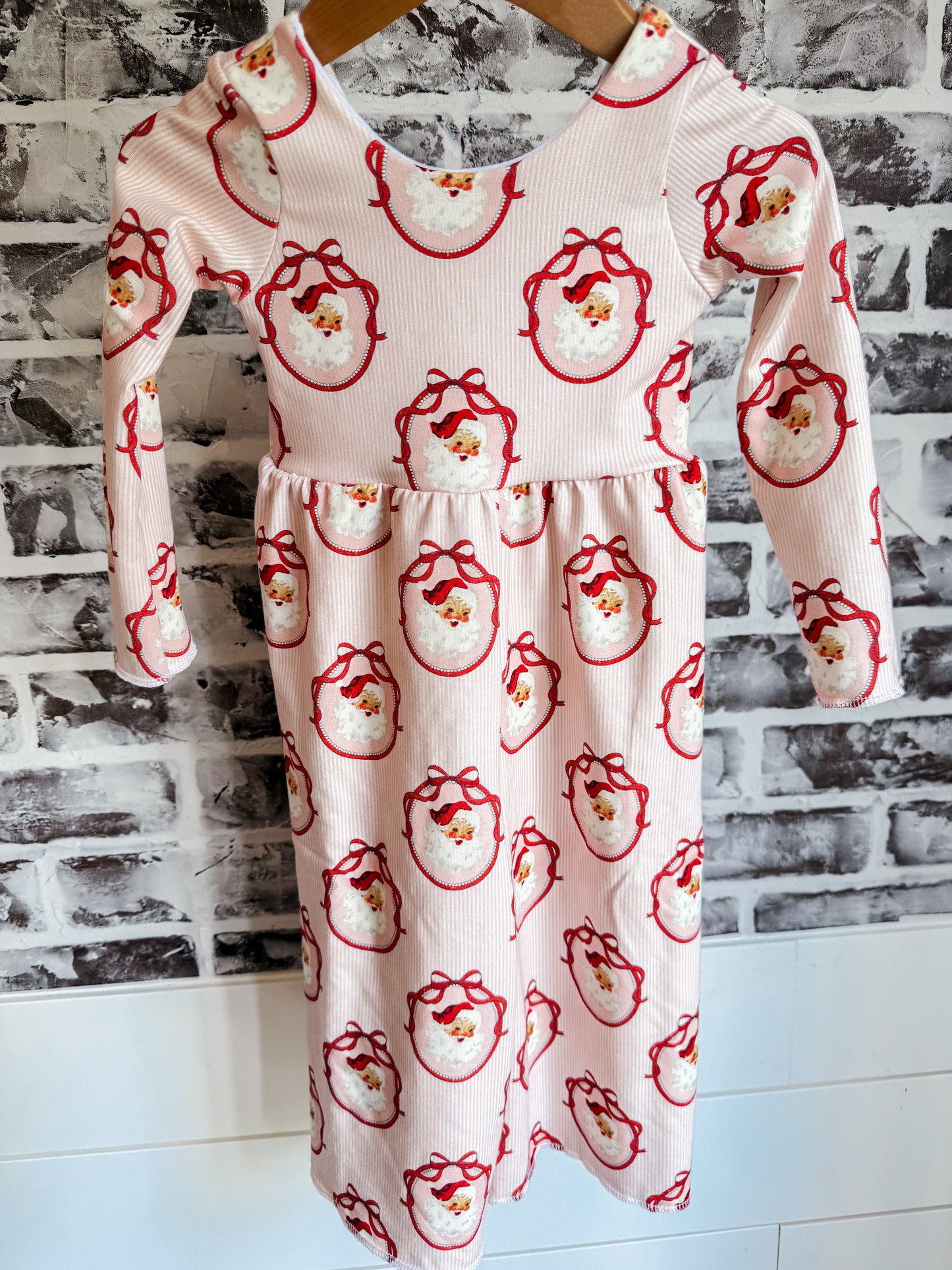 Girly Santa Christmas Romper