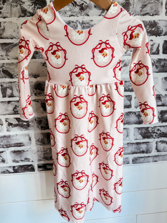 Girly Santa Christmas Romper
