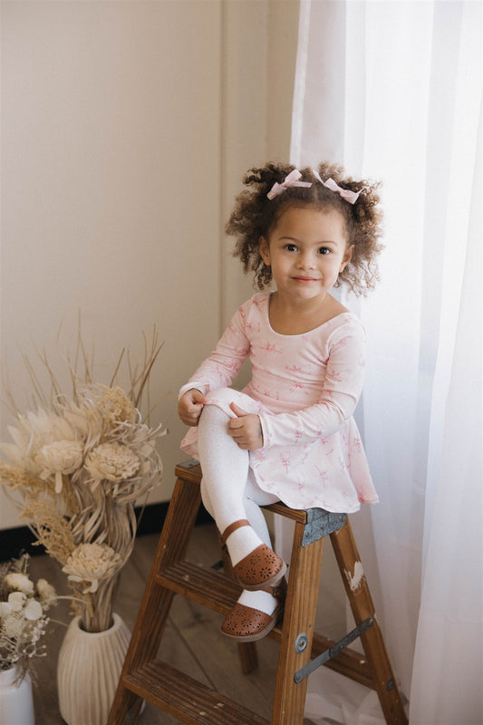 Baby Girl's Spring Pink Bows Outfit