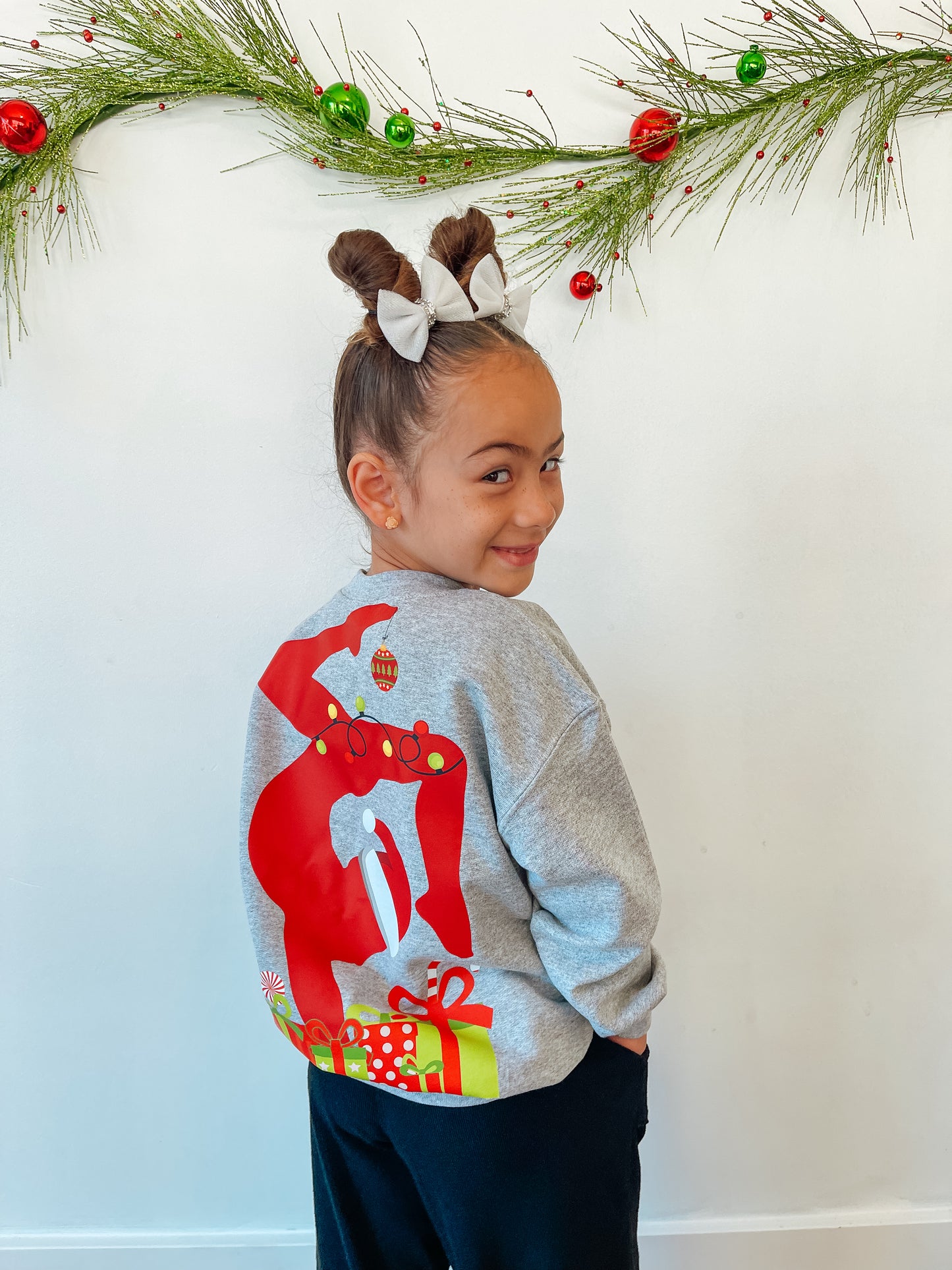 Santa's Favorite Gymnast Sweater