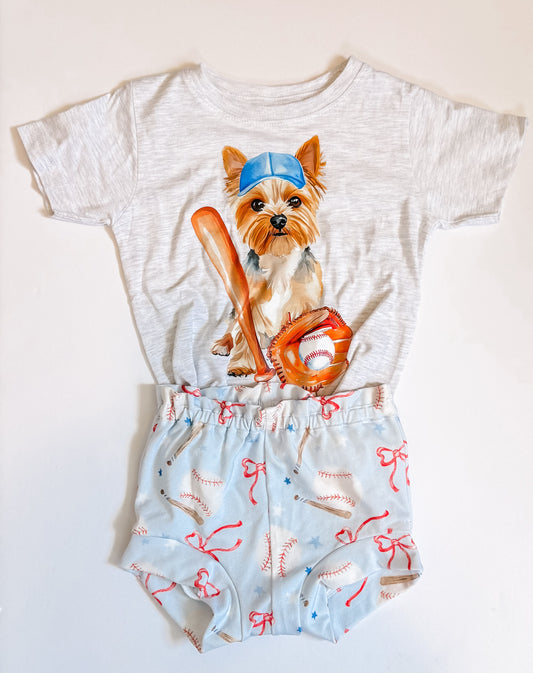 Baseball Dog Tee