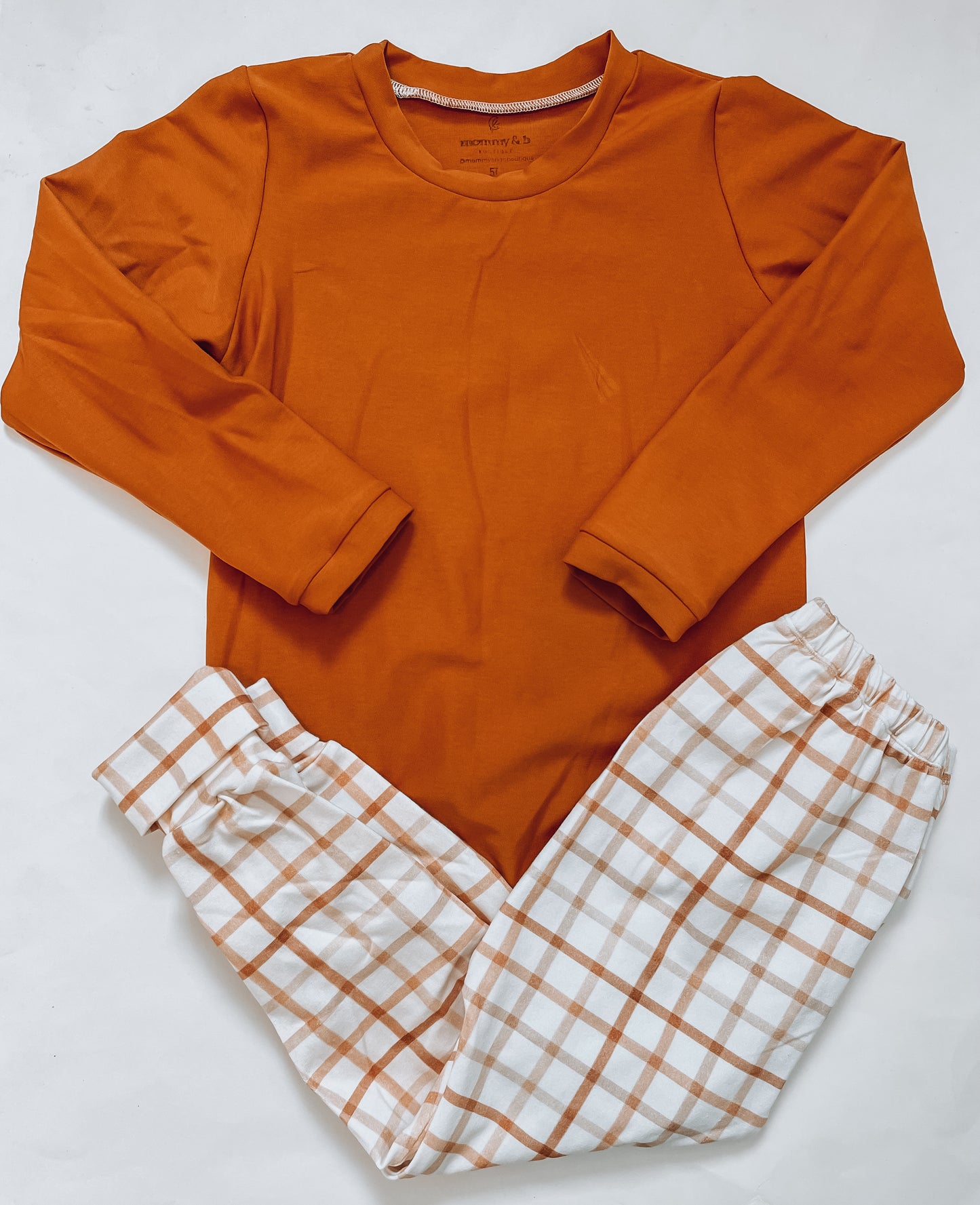 Boy's Fall Plaid Outfit