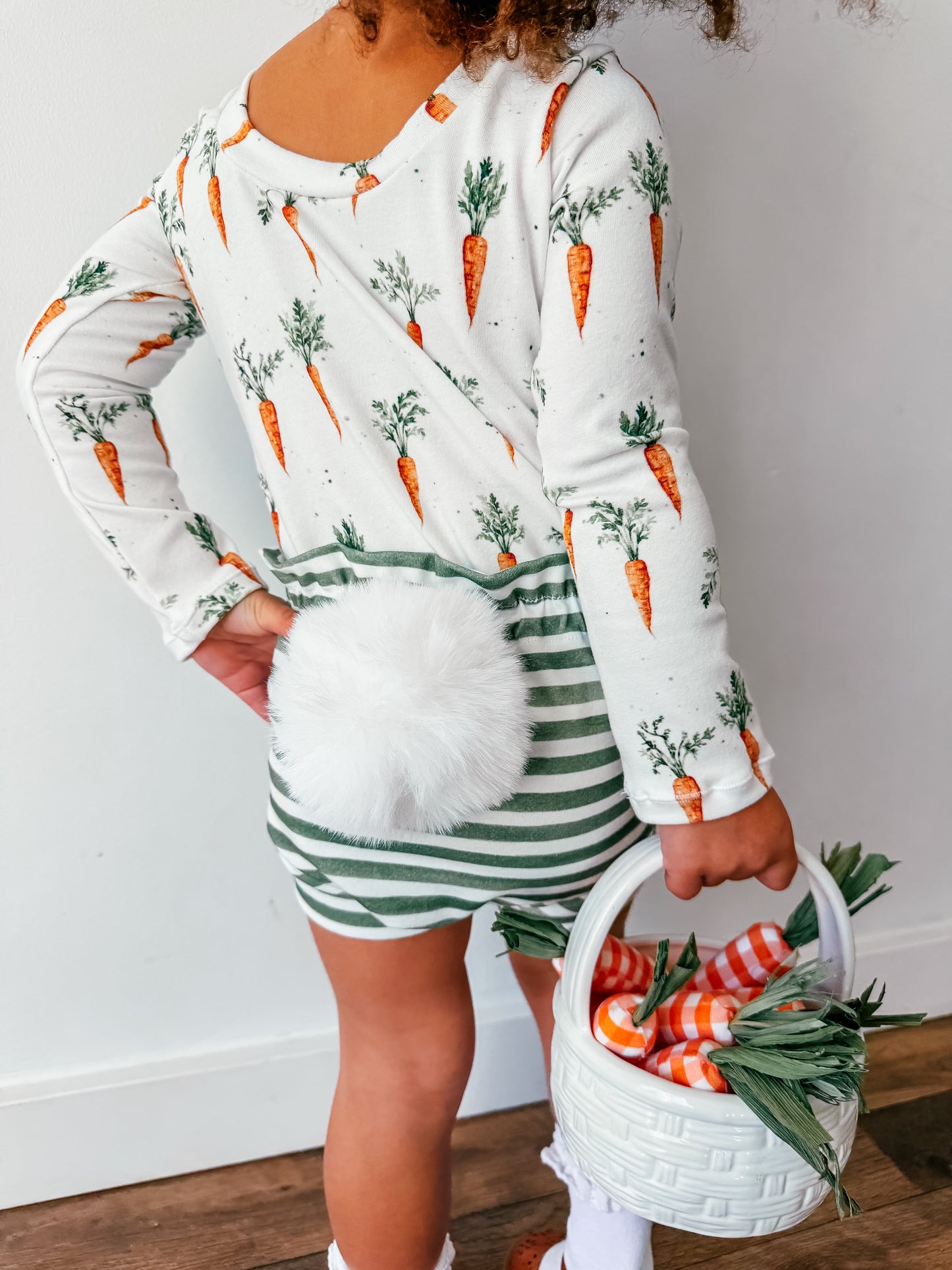 Baby Girl Easter Carrots Outfit