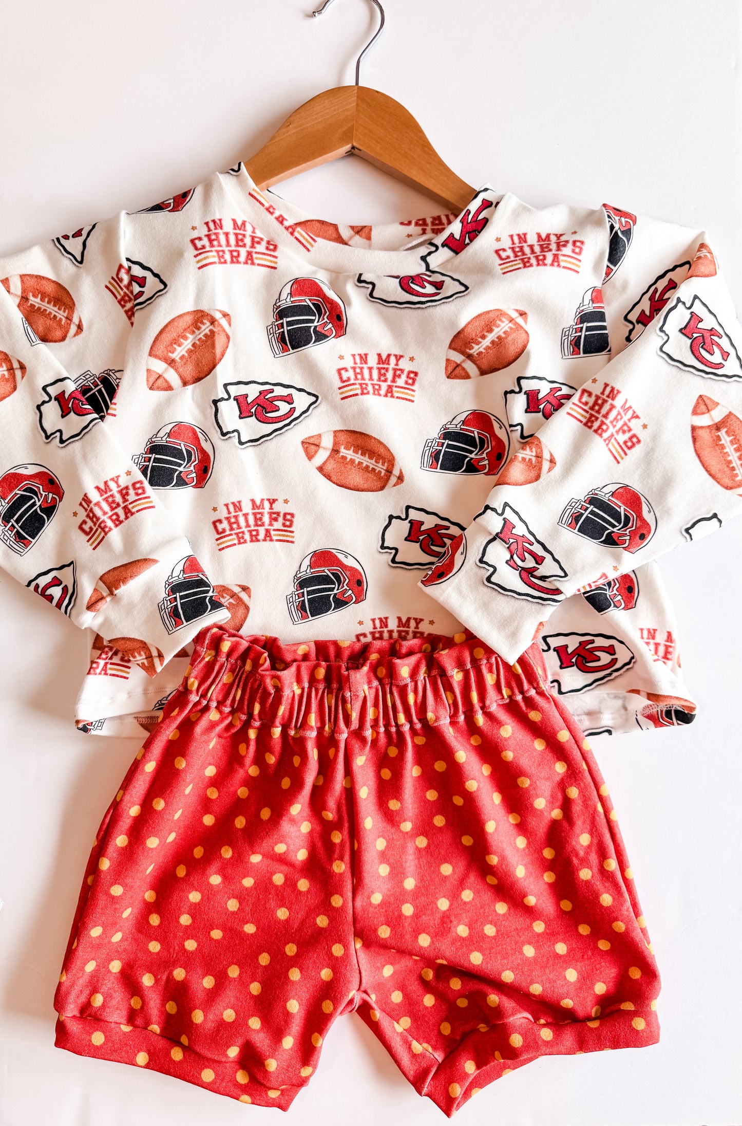 Girl's Chiefs Era Shorts Outfit