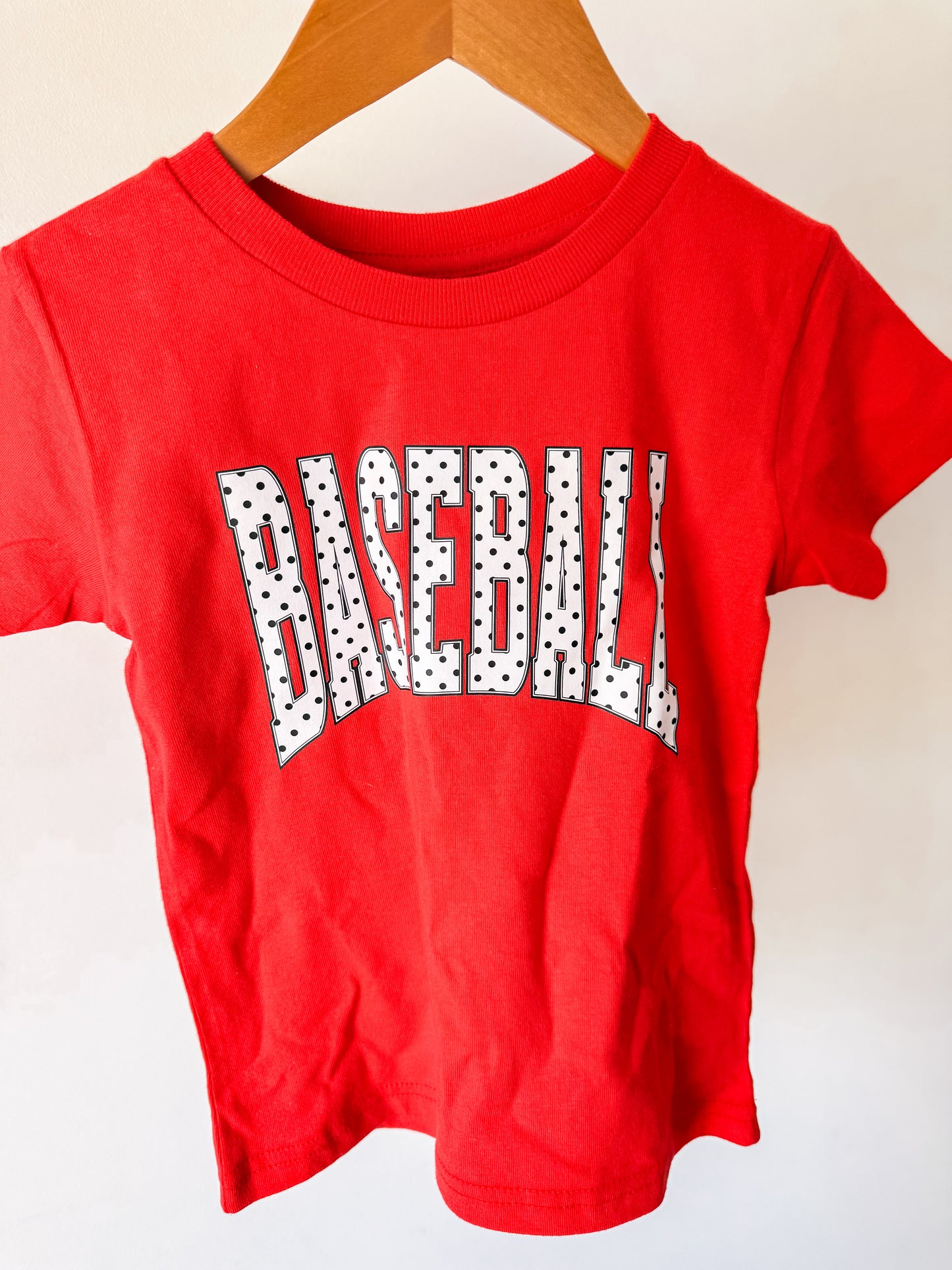 Girl's Baseball Polka Dot Outfit