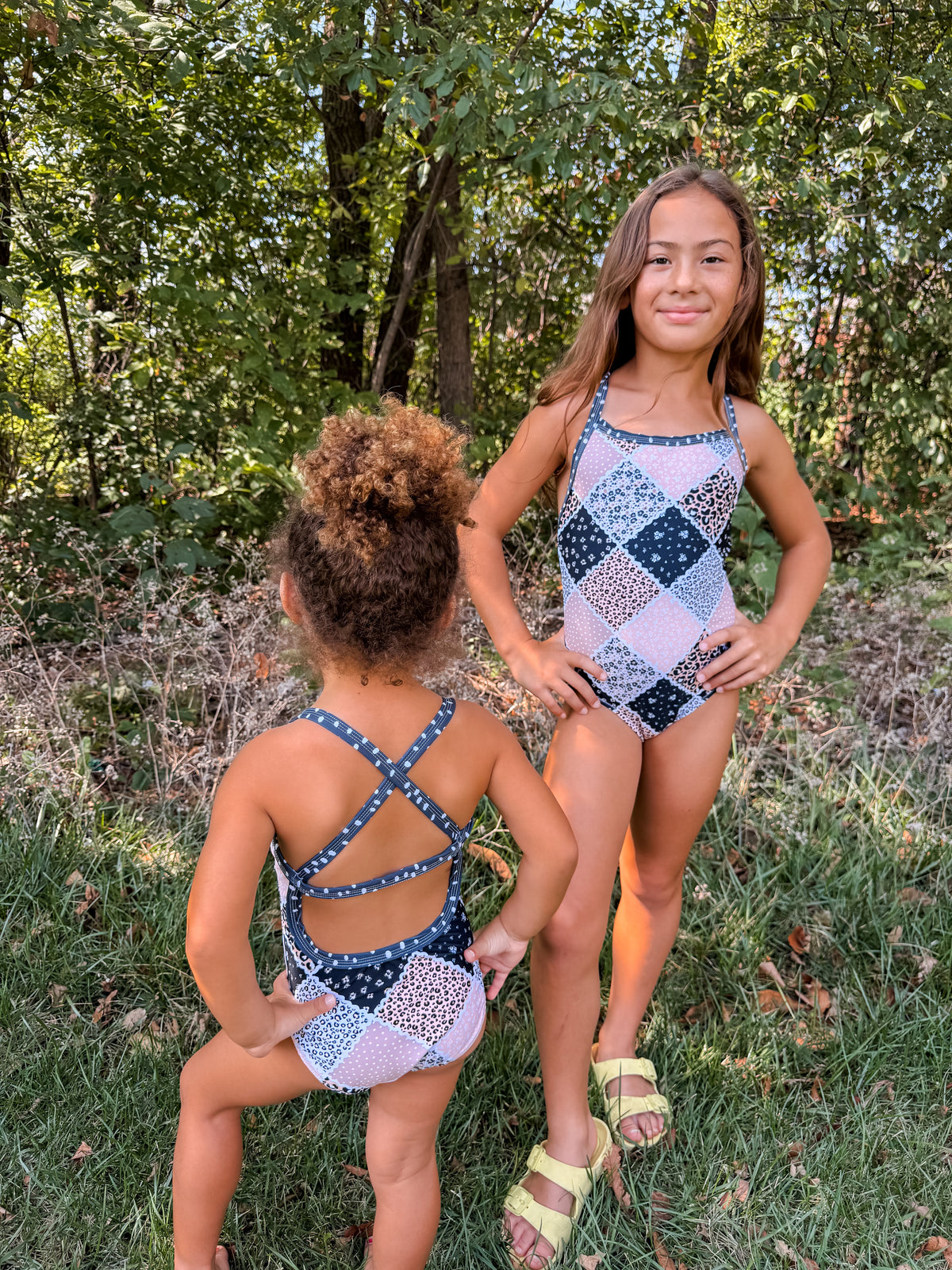 Wild Side Patchwork Gymnastics Leotard