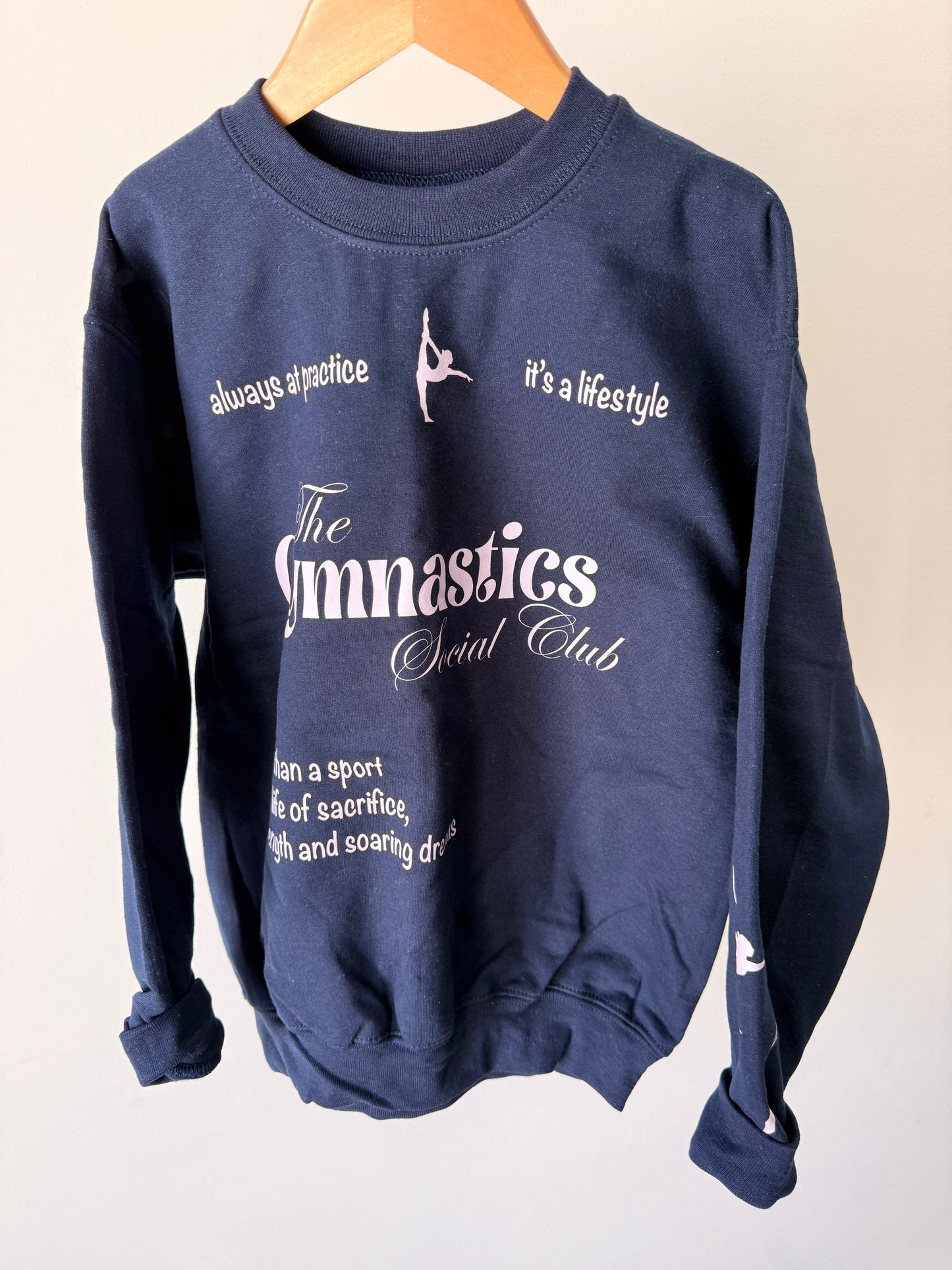 Girls Gymnastics Sweatshirt | Gymnastics Social Club Crewneck