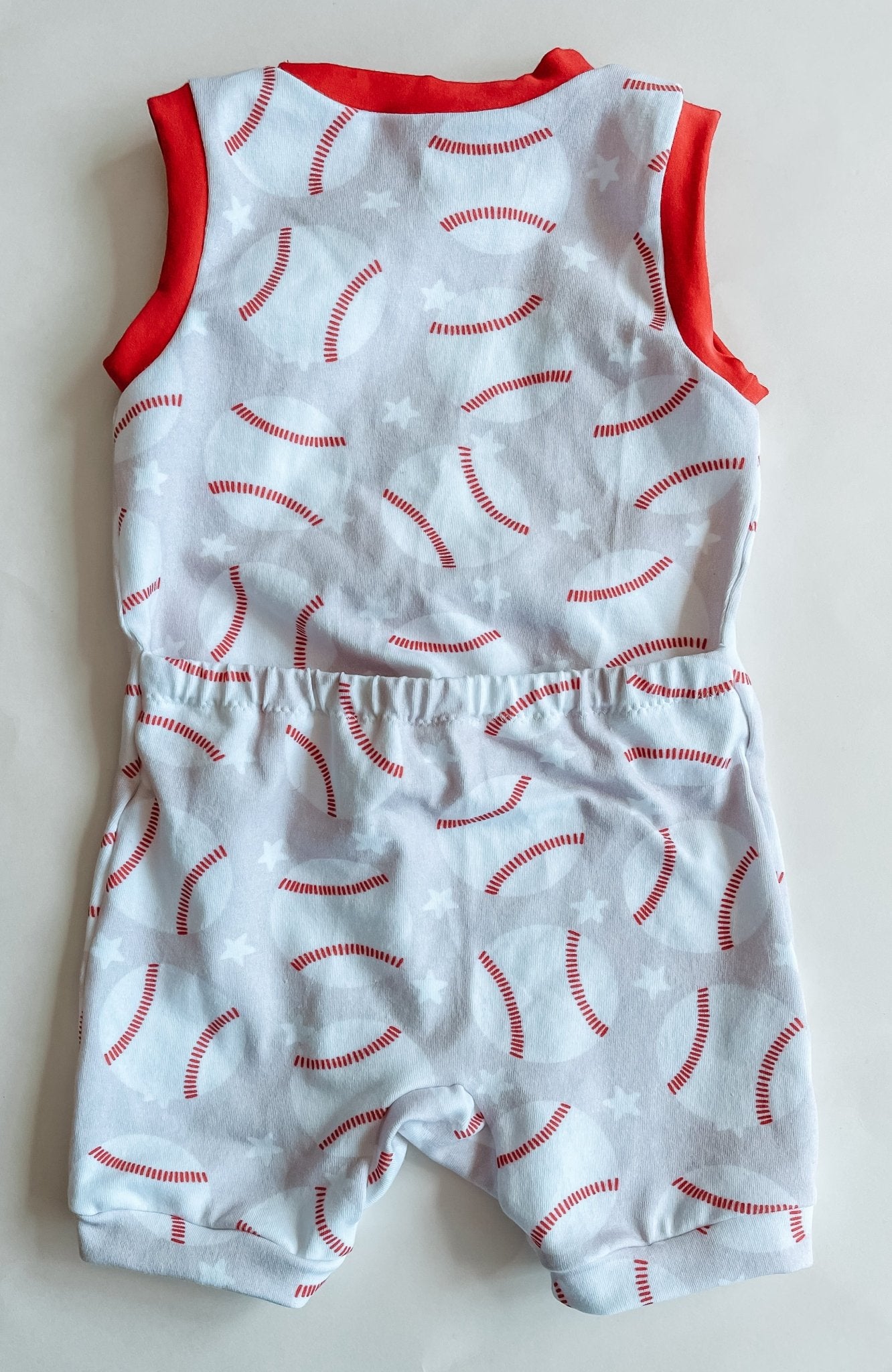 Baby Baseball Romper - Mommy&BBoutique