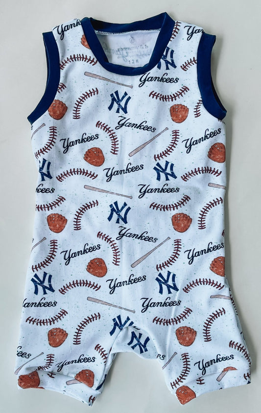 Baby NY Yankees Romper - Mommy&BBoutique