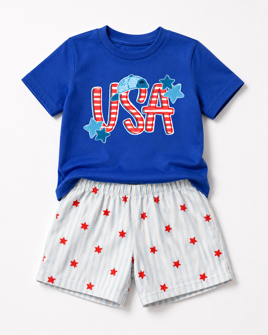 Boy's USA Stars Outfit