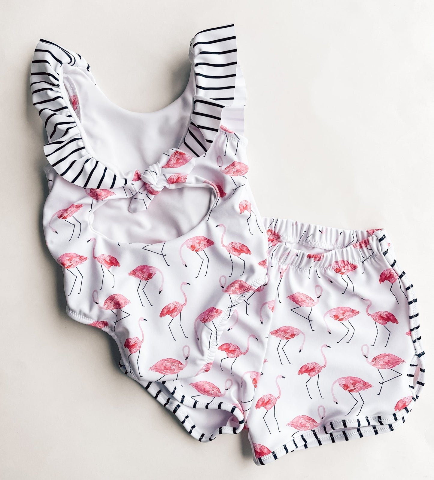 Boy's Flamingo Swim Trunks - Mommy&BBoutique