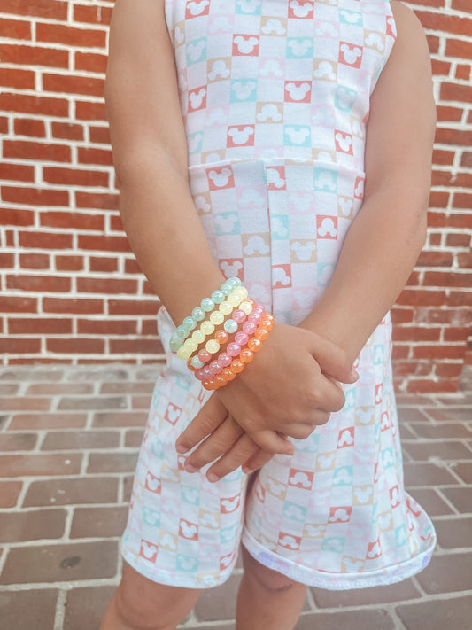 Checkered Mouse Bracelet - Mommy&BBoutique