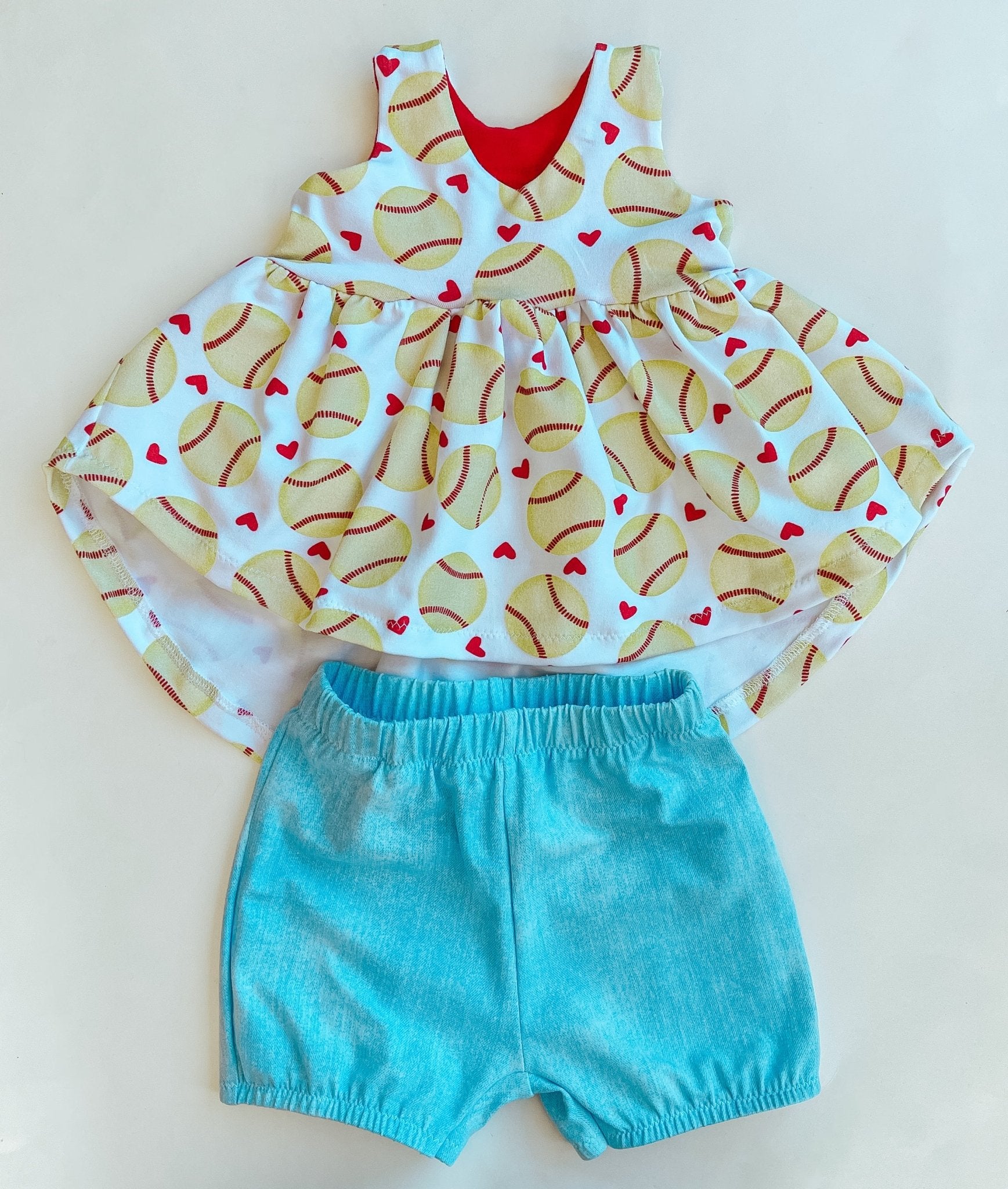 Girl's Softball Outfit - Mommy&BBoutique