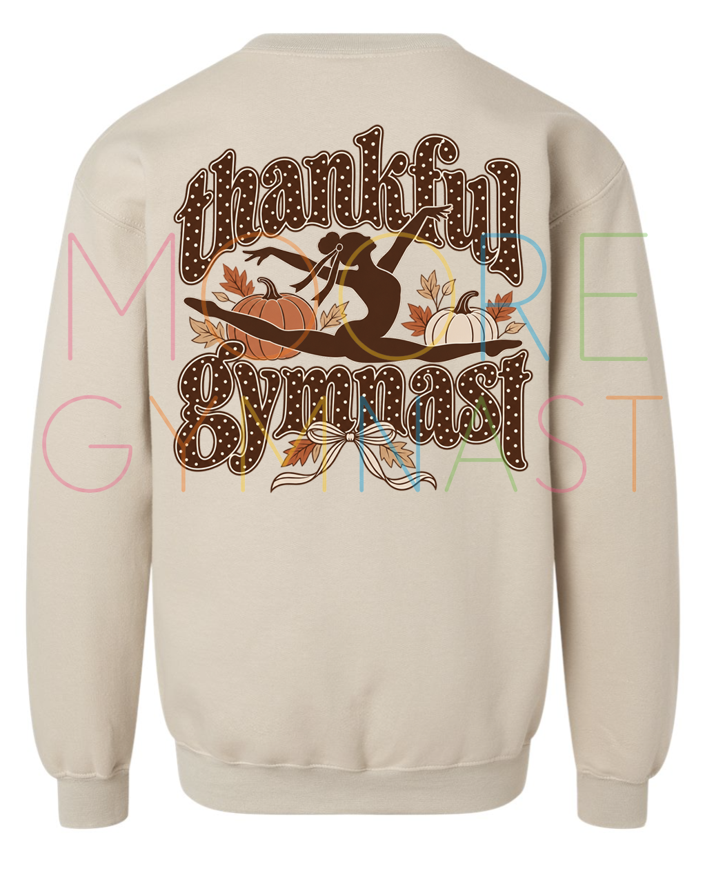 Thankful Gymnast Thanksgiving Gymnastics Sweater