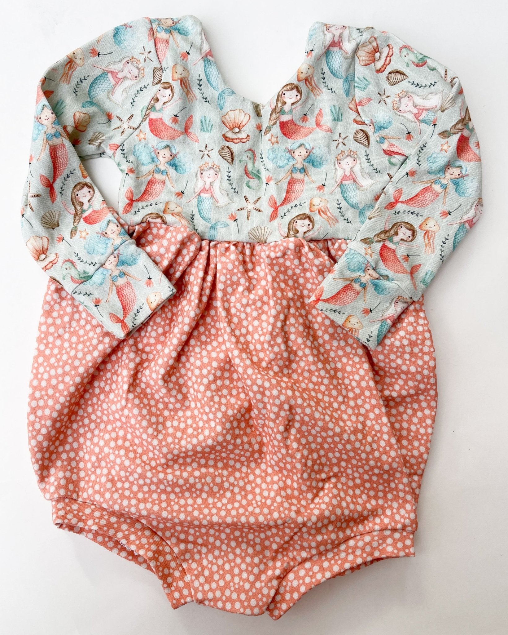 RTS Mermaid Romper - Mommy&BBoutique