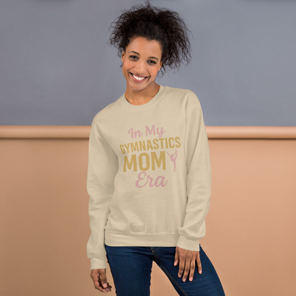 In My Gymnastics Mom Era crewneck in Sand — Moore Minis