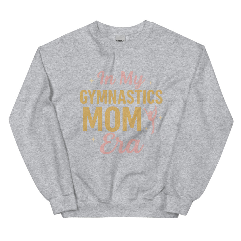 In My Gymnastics Mom Era crewneck in Sport Grey — Moore Minis