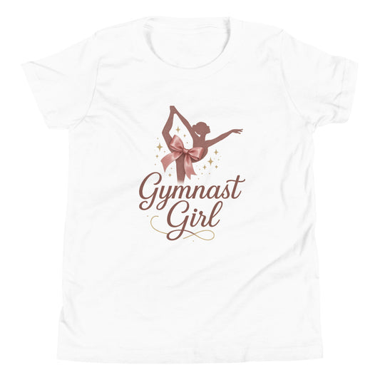 Gymnast Girl coquette shirt in White — Moore Minis