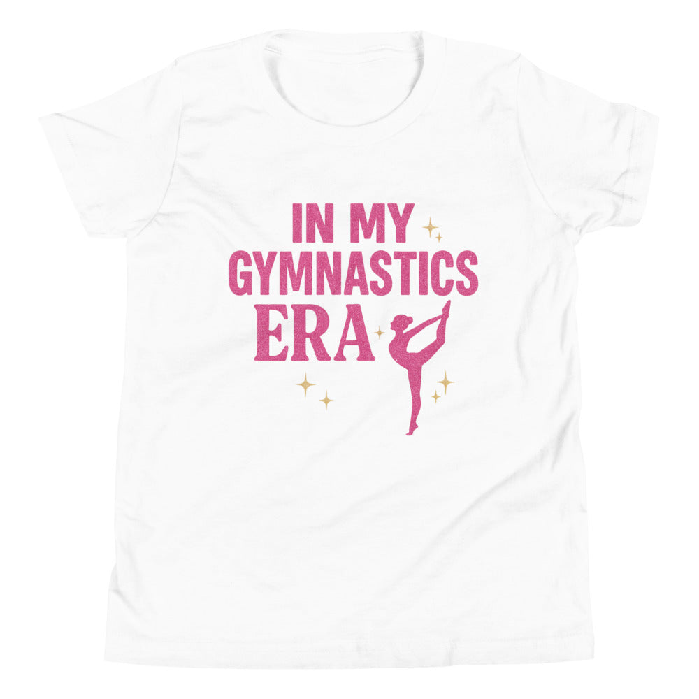In My Gymnastics Era girls shirt in White — Moore Minis