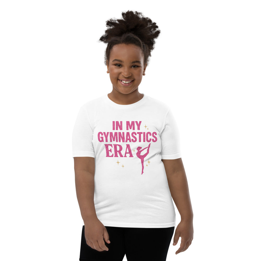 In My Gymnastics Era girls shirt in White — Moore Minis